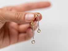 Load image into Gallery viewer, Gold and Silver Combo Earrings