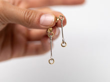 Load image into Gallery viewer, Gold and Silver Combo Earrings