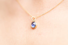 Load image into Gallery viewer, Blue Sapphire Cabochon Pendant
