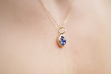 Load image into Gallery viewer, Blue Sapphire Cabochon Pendant
