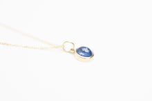 Load image into Gallery viewer, Blue Sapphire Cabochon Pendant
