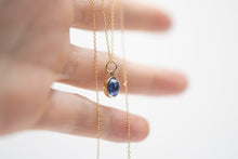 Load image into Gallery viewer, Blue Sapphire Cabochon Pendant

