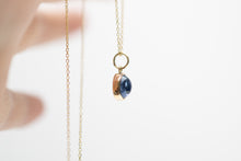Load image into Gallery viewer, Blue Sapphire Cabochon Pendant
