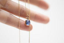 Load image into Gallery viewer, Blue Sapphire Cabochon Pendant
