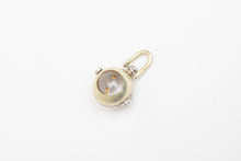 Load image into Gallery viewer, Petroleum Included Quartz Orb Locket
