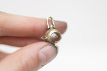 Load image into Gallery viewer, Petroleum Included Quartz Orb Locket
