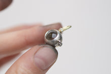 Load image into Gallery viewer, Petroleum Included Quartz Orb Locket
